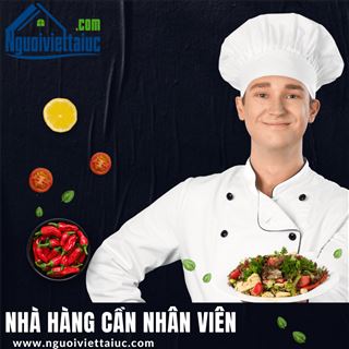 Nhà hàng cần tuyển nhân viên phụ bếp & chạy bàn 