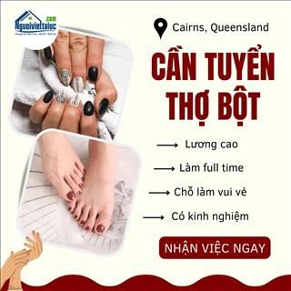 Shop nail ngay Cairns City, Queensland cần thợ bột lương cao